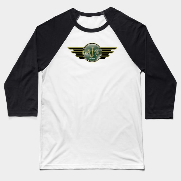 AJS Motorcycles Baseball T-Shirt by Midcenturydave